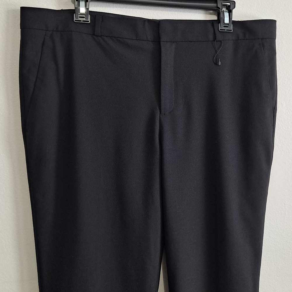 Banana Republic Black Pants Size 14 Avery Wool Blend - Picture 4 of 8